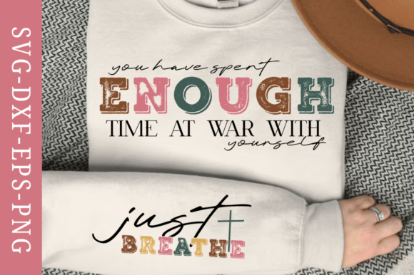 Boho Christian Sleeve SVG for T-Shirt Designs