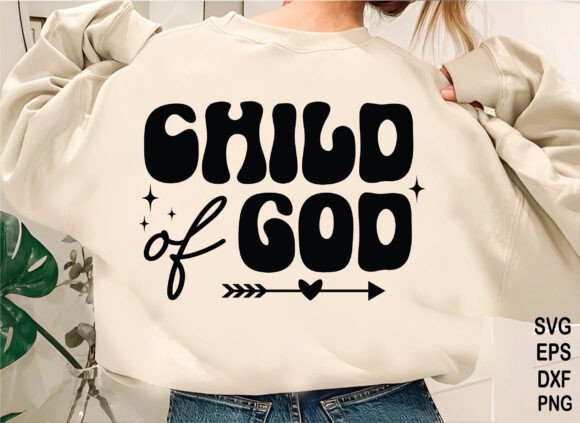 Child of God SVG PNG: Christian T-Shirt Designs
