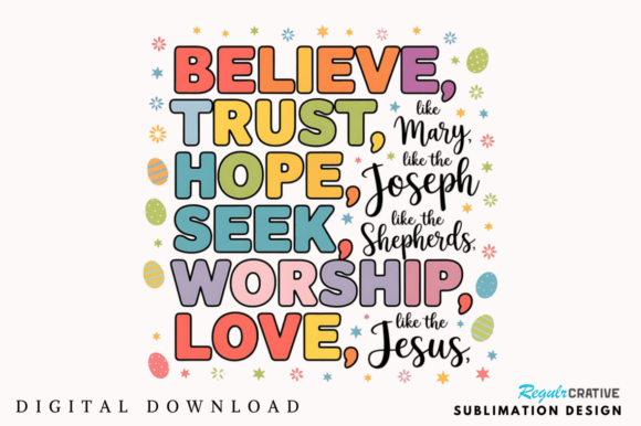 Christian Easter PNG & Happy Easter PNG for T-Shirt Designs