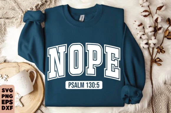 Christian Nope SVG, PNG Designs for T-Shirt Designs
