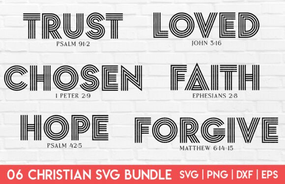 Christian PNG SVG Bundle Jesus Faith
