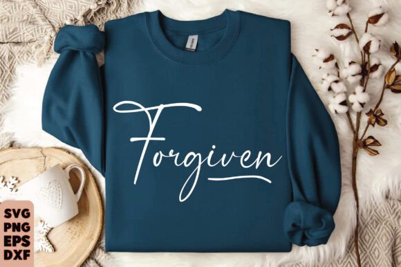 Forgiven SVG: Christian Bible Verse SVG for T-Shirt Designs