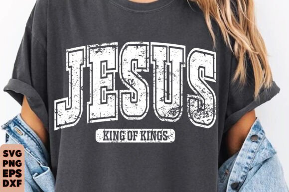 Jesus King of Kings SVG PNG for T-Shirt Designs