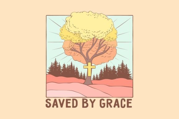 Save by Grace God Christian T-Shirt Designs